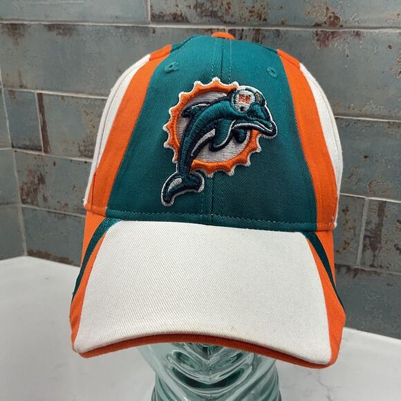 Miami Dolphins Vintage Y2K NFL Football Adjustable Hat - Picture 1 of 9